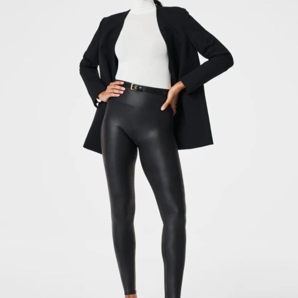 Spanx | Faux Leather Leggings - Black XL